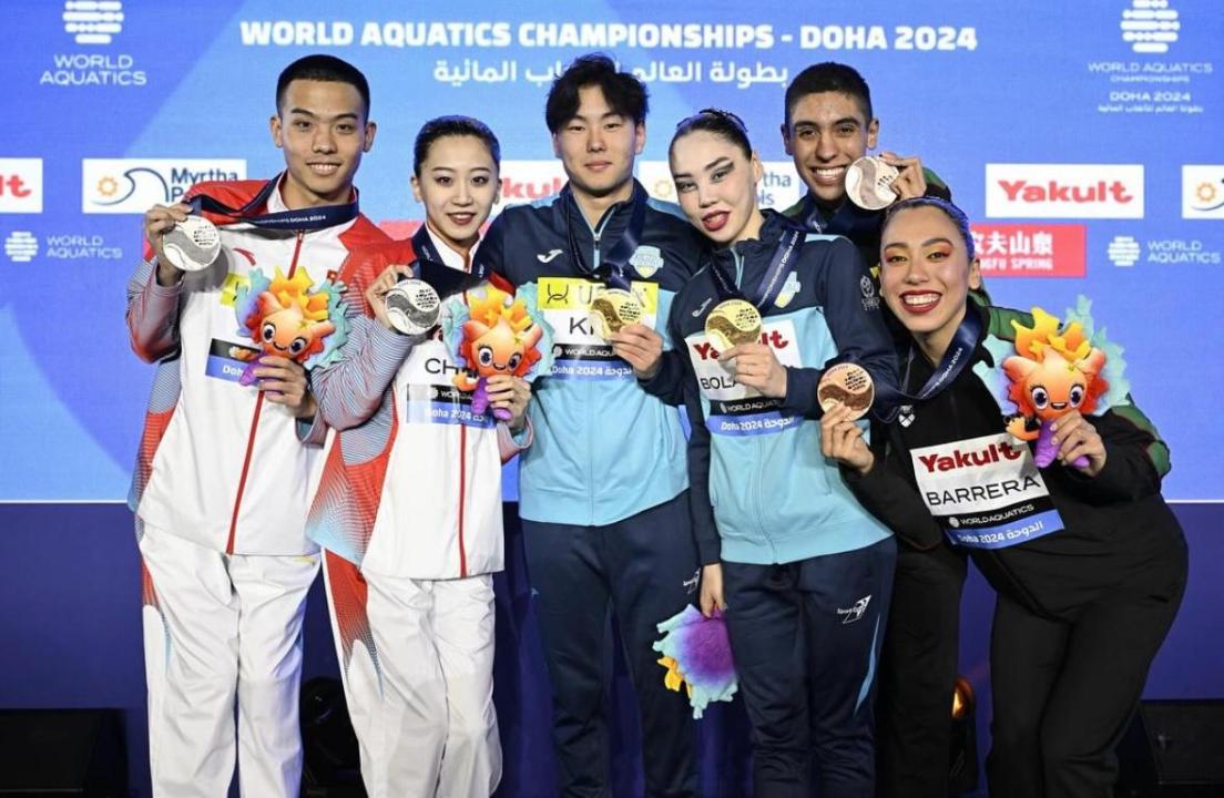 Казахстанцы выиграли «золото» чемпионата мира по плаванию