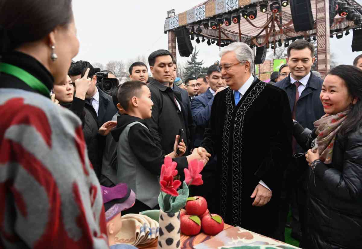 Президент посетил международный фестиваль «Наурыз Фест» в Алматы