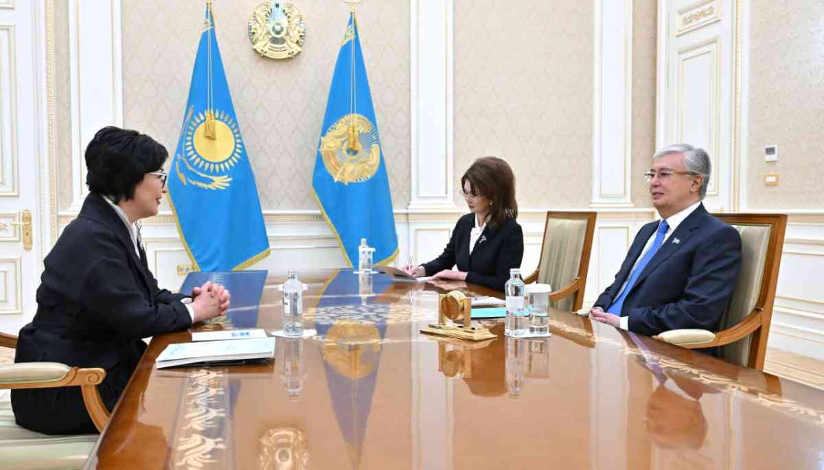 Развитие культуры страны обсудил президент с народной артисткой Казахстана Жанией Аубакировой