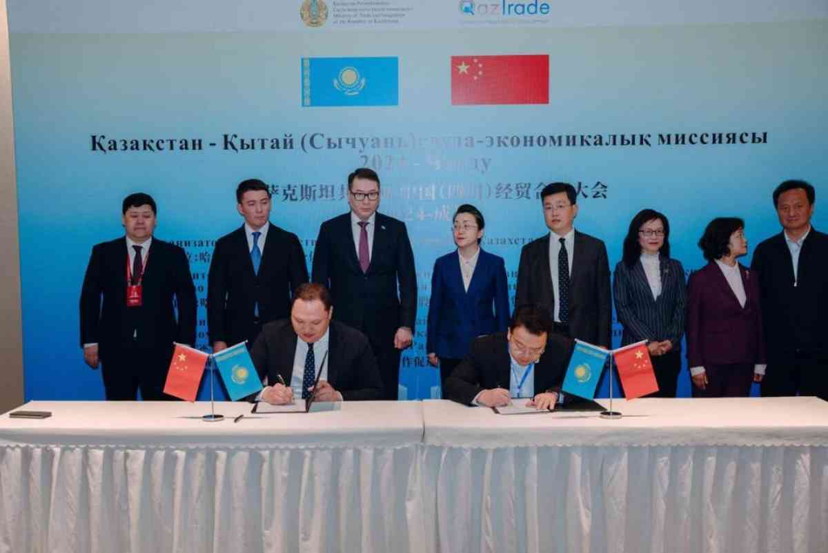 Казахстанские бизнесмены подписали контракты на поставку в Китай сельхозпродукции на более 75 млн долларов