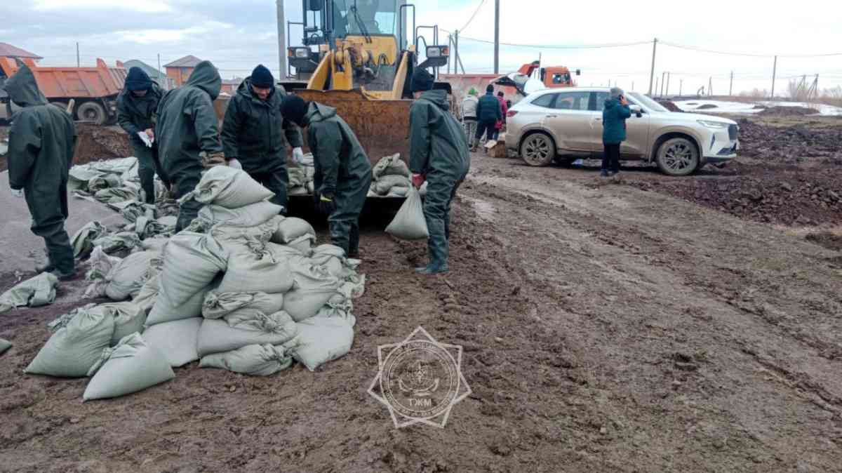 В Акмолинской области угроза затопления села Жибек жолы