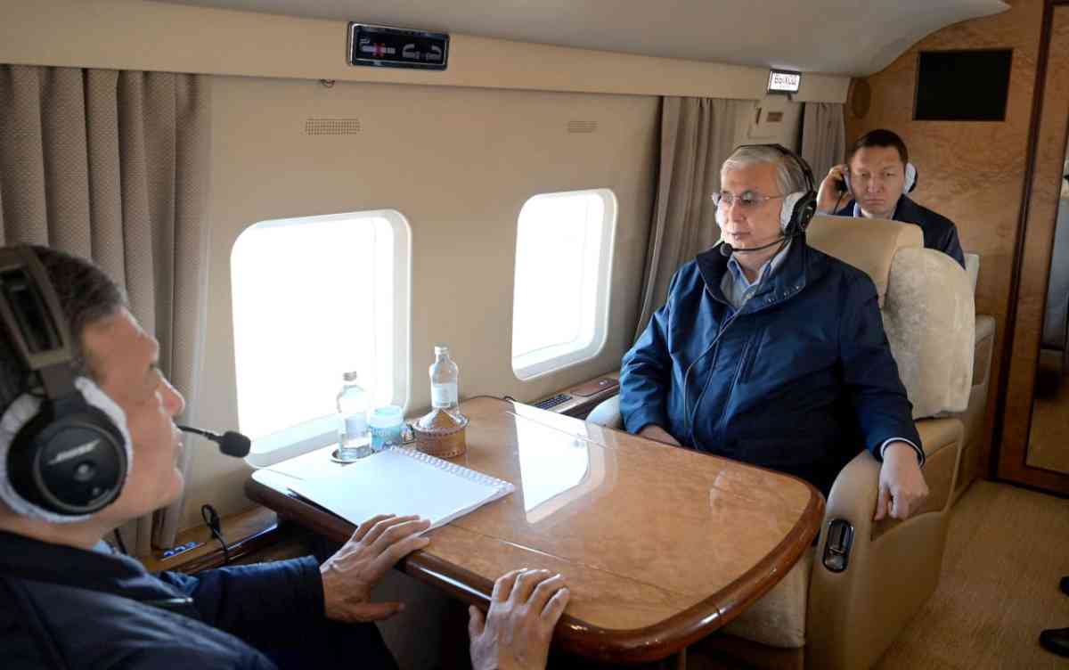 Президент прибыл с рабочей поездкой в Северо-Казахстанскую область