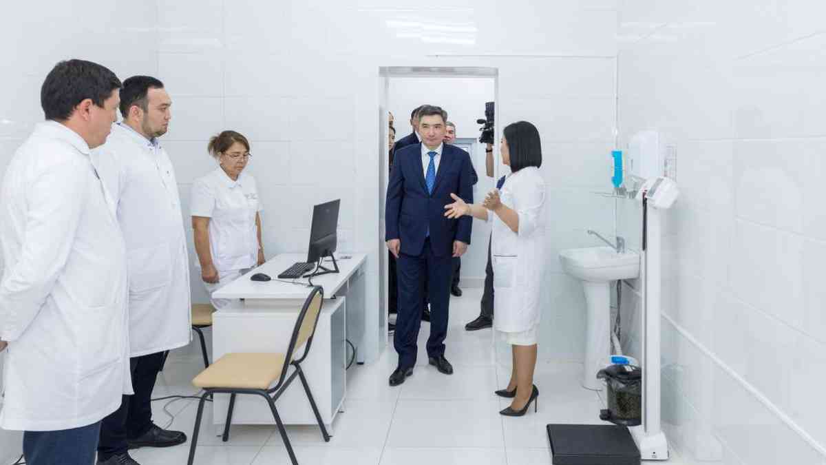 Глава правительства проверил развитие фармацевтической промышленности и модернизацию объектов здравоохранения в Жамбылской области