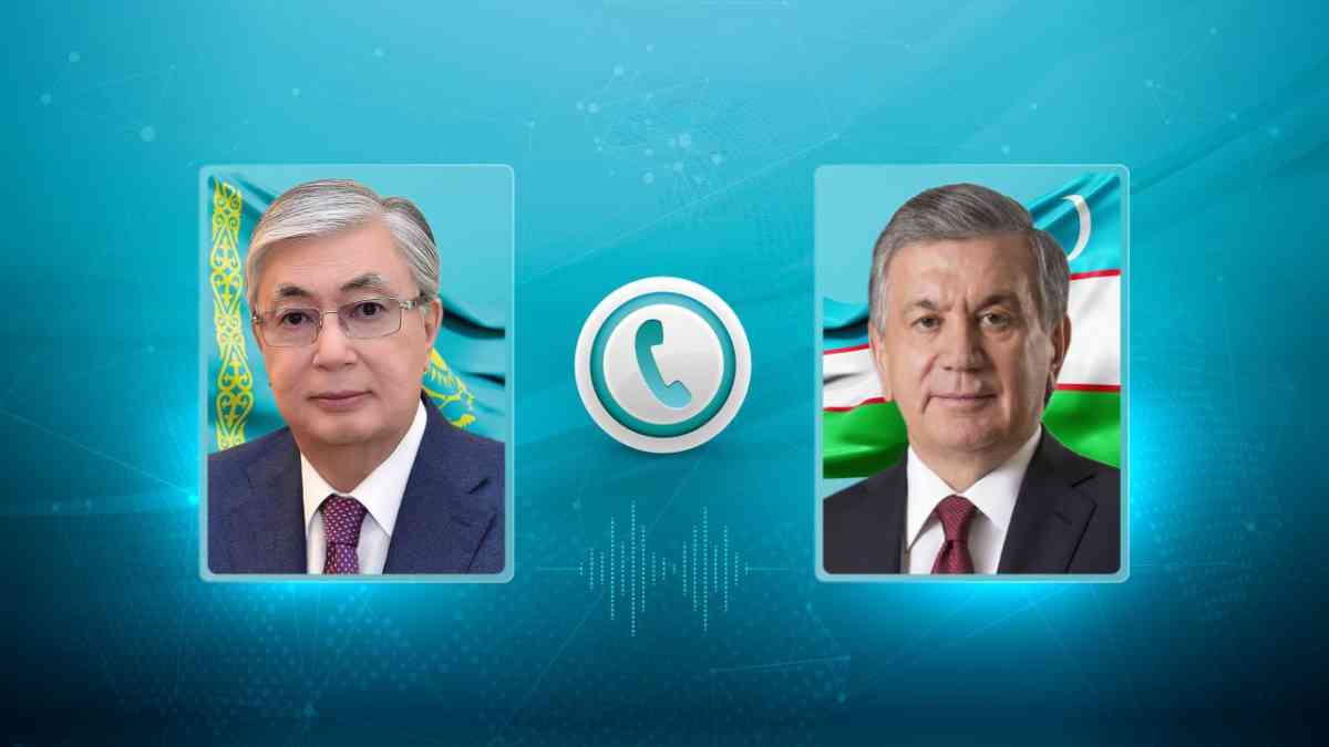 Касым-Жомарт Токаев поздравил  президента Узбекистана Шавката Мирзиёева с днём рождения