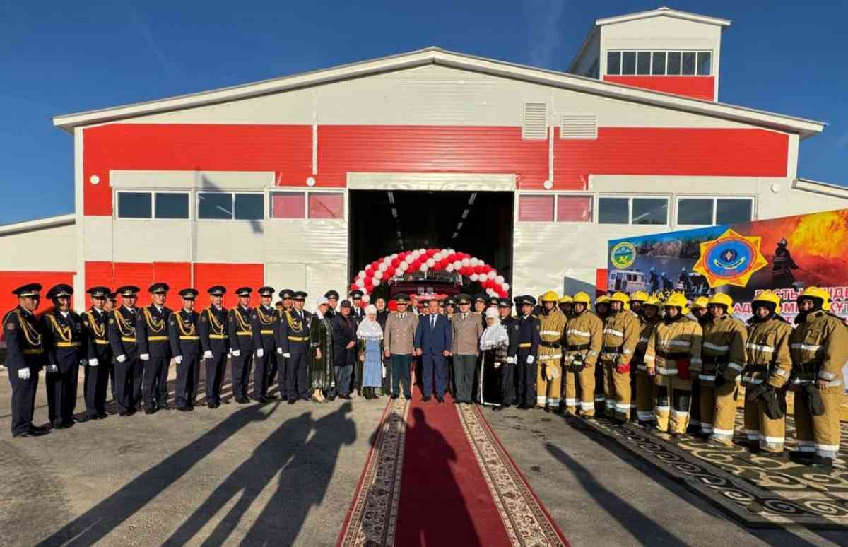 В селе Кордай Кордайского района Жамбылской области открылось новое пожарное депо №15