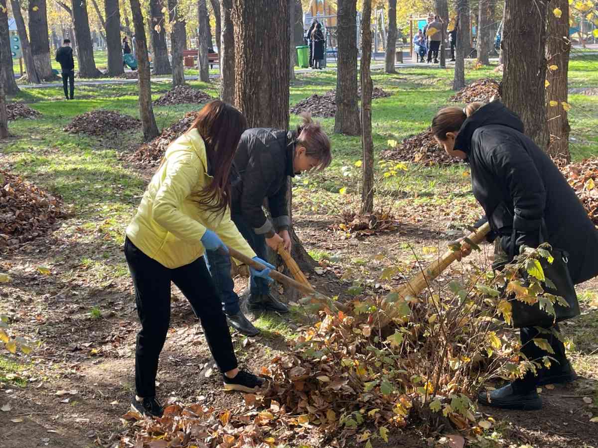 В Жамбылской области продолжается экологическая акция «Таза Қазақстан»