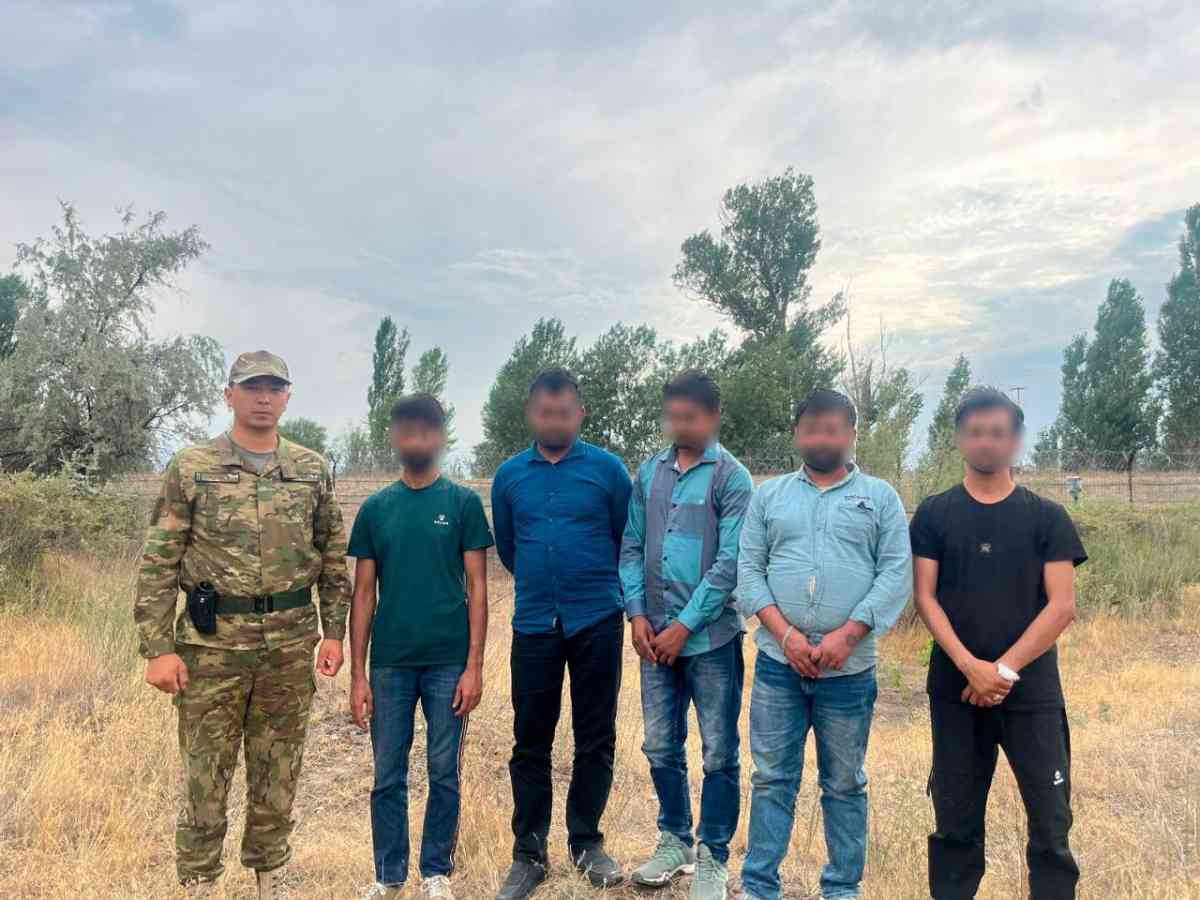 В Жамбылской области задержаны иностранные граждане при попытке незаконного пересечения границы