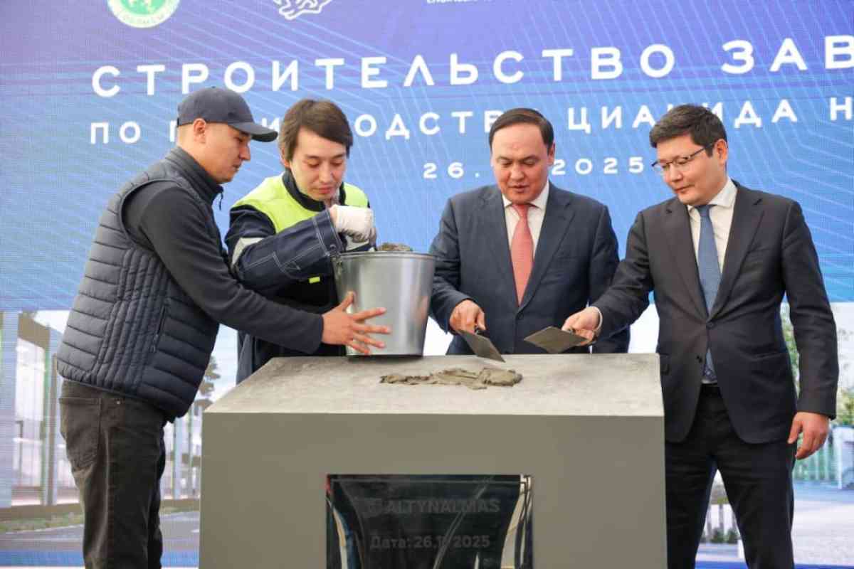 В Шуском районе стартовало строительство завода по производству натрия цианида