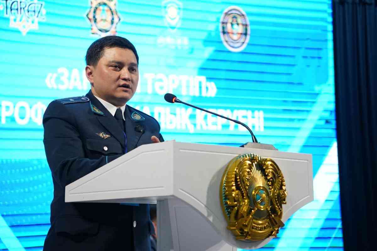 В Таразе прошёл профилактический караван «Закон и порядок»